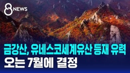 금강산 유네스코 세계유산 등재 유력 - 문화재 마이너 갤러리