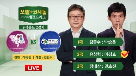 2024/10/22 : ⭐️유창혁 : 이창호⭐️ 의정부 행복특별시 vs 수소도시 완주ㅣ2024 쏘팔코사놀 레전드리그 9R 2G - YouTube 2024/10/22... 
