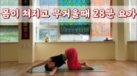네이버 인플루언서 [네이버 인플루언서] [서리요가#614] 앞뒤좌우 골고루, 쉽게 움직이며 풀어내는 28분 요가/ 전신스트레칭