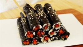 네이버 인플루언서 [네이버 인플루언서] 김밥 이것저것 넣지 말고 딱 1가지만 넣으세요 ❣ 별거 없는데 너무 맛있다고 맨날 해달래요 😍👍