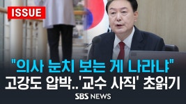 '교수 사직' 초읽기 (이슈라이브) / SBS - YouTube 