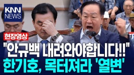 [KNN] 안규백 내려와야합니다 !! 한기호 목터져라 열변 - 중도보수 마이너 갤러리