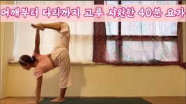 네이버 인플루언서 [네이버 인플루언서] [서리요가#576] 몸의 라인을 아름답게 하는 40분 요가 / 어깨,하체,골반