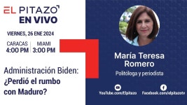 #ElPitazoEnVivo Entrevista a Maria Teresa Romero, politóloga y... Entrevista a Maria Teresa Romero, politóloga y periodista