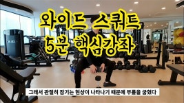 네이버 인플루언서 [네이버 인플루언서] 오직 PT만 10년 KNPT의 와이드스쿼트