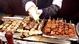 Korean (big) Chicken Satay - 닭꼬치 | Doovi Korean (big) Chicken Satay - 닭꼬치