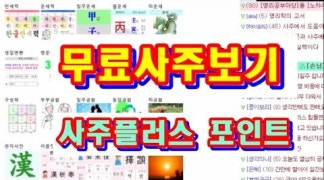 사주플러스 사용방법-플러스만세력.이름짓기, 이름풀이, 일주궁합, 한자사전 등 사용방법
