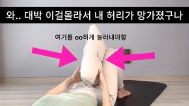 네이버 인플루언서 [네이버 인플루언서] 허리아픈사람 99%가 모르는 비밀! 코어는 솔직히 여기를 강화해야돼요…