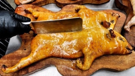 네이버 인플루언서 [네이버 인플루언서] 최고의 스페인 통돼지 구이, 역대급 돼지 바베큐, The best BBQ, Spanish bbq, Amazing... 