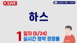 네이버 인플루언서 [네이버 인플루언서] [6/24] 하스 1일차 실시간 공모주 청약경쟁률 LIVE / HASS