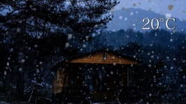 네이버 인플루언서 [네이버 인플루언서] 눈내린 깊은 산 속 오두막에서의 겨울 아침은 어떤가요? | 겨울캠핑같은 숲속 산장생활