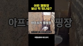 네이버 인플루언서 [네이버 인플루언서] 사방이 뚫려있는 캠핑장 화장실 #shorts