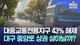 대중교통전용지구 43% 해제···대구 중앙로 상권 살아날까? - 교통 마이너 갤러리 대중교통전용지구 43% 해제···대구 중앙로 상권 살아날까?... 