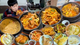 네이버 인플루언서 [네이버 인플루언서] 청국장.육개장. 반찬은 10개.. 5천원짜리 클라스..제육볶음 오삼불고기 후식으로 또묵자