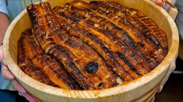 인플루언서] 압도적 퀄리티!! 전국에서 제일 큰 60년 전통 초대형 장어 덮밥 The Biggest Grilled Eel Rice Bowl - Korean street food
