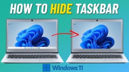 Hide Taskbar in Windows 11 | How To hide taskbar Automatically - YouTube Hide Taskbar in Windows 11 | How To hide taskbar... 
