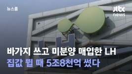 바가지 쓰고 미분양 매입한 LH…집값 뛸 때 5조8천억 썼다 / JTBC - 부동산 갤러리