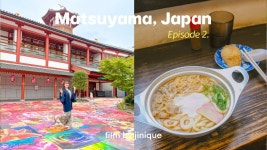 혼자 떠난 일본소도시 마쓰야마 여행 🇯🇵 EP2. 유카타 입고 도고온천 주변 즐기기, 우동맛집, 스타벅스, 후지마트 식료품 쇼핑, 도고공원 산책