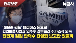 최은순 자금에 옵티머스 헌인마을 심부토건 주가조작 까지 나옴? - 기타 국내 드라마 갤러리