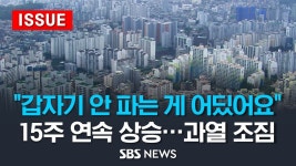 갑자기 안 파는 게 어딨어요 15주 연속 상승 과열 조짐에 불안 확산 (이슈라이브) / SBS - YouTube 갑자기 안 파는 게 어딨어요 15주 연속... 