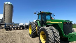 We Cloned a 8410 John Deere and Hooked it to the Corn Planter - YouTube ✂️ JohnDeere power of king 👑👑