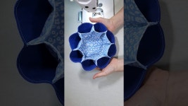 네이버 인플루언서 [네이버 인플루언서] Quick and Easy sewing tips / Fabric basket tutorials #shorts #shortsvideo #sewingtutorial