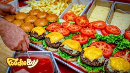 네이버 인플루언서 [네이버 인플루언서] American Style Food Compilation! BBQ, Burger, Pizza, Donuts