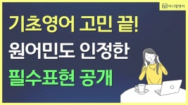 네이버 인플루언서 [네이버 인플루언서] 기초영어 마스터하기, 원어민도 인정한 필수표현 총정리