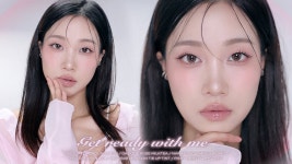 우린 벚꽃 밀크티 메이크업 (어바웃톤 파데, AOU 촉촉 크림 블러셔, 데이지크 로즈밀크티, 리스키뷰티 글로스 등) | GRWM | 민스코 Minsco