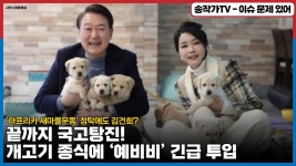 끝까지 국고탕진!김건희 개고기사업 예비비로834억 긴급투입 - 기타 국내 드라마 갤러리