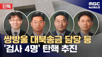 [단독] 민주당 '대북송금 수사 담당' 포함 검사 4명 탄핵추진 - 새로운보수당 마이너 갤러리 [단독] 민주당 '대북송금 수사 담당' 포함 검사 4명...