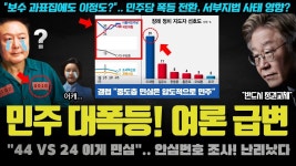 헬마 최근여론조사에대하여…(남천동중에서) - 이재명 마이너 갤러리