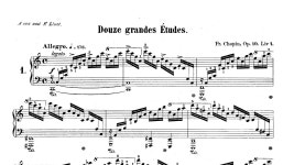 쇼팽 10-1 1분39초 - 그랜드 피아노 마이너 갤러리