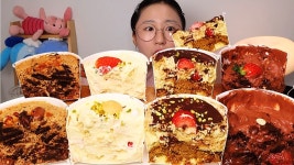 네이버 인플루언서 [네이버 인플루언서] 코코로카라 브레드푸딩🍮 두바이 딸기 초코 푸딩 디저트 먹방 Dessert Mukbang