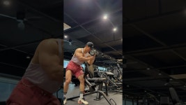 네이버 인플루언서 [네이버 인플루언서] 2025.03.04 인클벤치 원암 덤벨 프리쳐컬 8kg 이두 운동