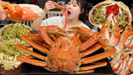 네이버 인플루언서 [네이버 인플루언서] 대게 대게 맛있는🧡대게 먹방 내장볶음밥은 필수😋MUKBANG
