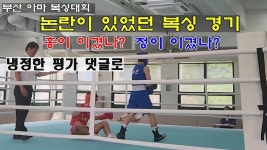 부산 아마 복싱 평가좀 편파 - 복싱 갤러리