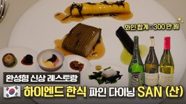 네이버 인플루언서 [네이버 인플루언서] 완성형 신상 루키 한식 파인다이닝 등장! 300만원짜리 살롱 와인과 함께🍷[EN]ㅣ레스토랑 산