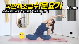 네이버 인플루언서 [네이버 인플루언서] 누구나 할수있다! 국민체조급 쉬운요가 l 가볍게 몸 풀고 싶을때 하세요! l 초보요가 l yoga
