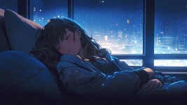 네이버 인플루언서 [네이버 인플루언서] 🌧️ 비 오는 밤, 깊은 잠 속으로... | 편안한 수면용 힐링음악 + 10분 후 검은화면 (Serene Twilight)