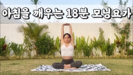 네이버 인플루언서 [네이버 인플루언서] [서리요가#621]스트레칭, 아침요가/ 밤사이 굳은 관절과 근육을 푸는 18분 요가