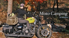 메테오350 타는 유튜버 요니의 하루님 동계 캠핑영상 - 로얄엔필드 마이너 갤러리