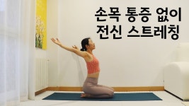 네이버 인플루언서 [네이버 인플루언서] 손목 통증 없이 전신 스트레칭 / 데일리 요가