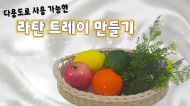 네이버 인플루언서 [네이버 인플루언서] ✨포인트✨ 소품으로 딱! 라탄 트레이 만들기💖