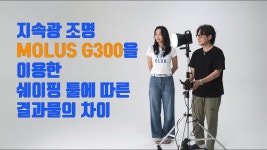 네이버 인플루언서 [네이버 인플루언서] 지속광 조명 MOLUS G300을 이용한 쉐이핑 툴에 따른 인물사진 촬영