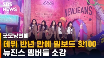 오늘 S/BS 뉴스 나온 빌보드 소식 - 뉴진스 마이너 갤러리
