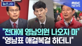 전대에 영남의원 나오지 마..영남표 애걸복걸 하더니 - 도시 갤러리