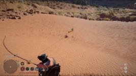 사막에서 기계물고기 낚시하기 - 판타지 갤러리