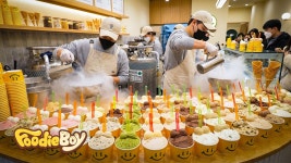 네이버 인플루언서 [네이버 인플루언서] Satisfying Ice Cream Collection! Gelato, Liquid Nitrogen Ice Cream & Rolled Ice Cream