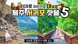 네이버 인플루언서 [네이버 인플루언서] 제주 여행 간다면 이 영상 필수 시청💫 제주도 서귀포 여행 가볼만한곳 핫플 베스트 5 숨도... 